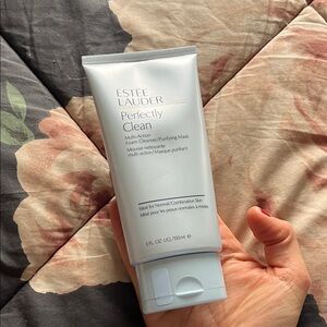 Estee Lauder Perfectly Clean Foam Cleanser Purifying Mask - Light Blue
